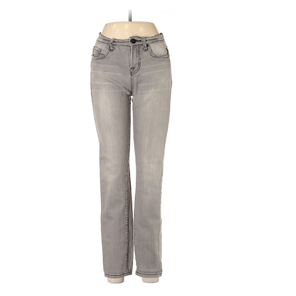 BDG Cigarette Gray wash straight leg stretch jeans